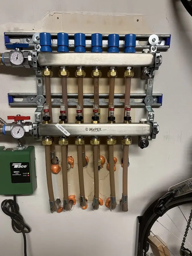 Plumber performing Gas Line Installation at a residential property in Lomita